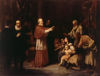Der selige Juan de Ribera bei der Vertreibung der Morisken